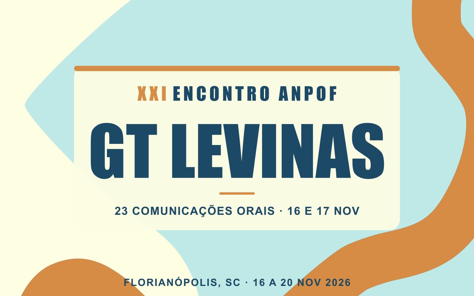 GT Levinas - XXI Anpof 2026